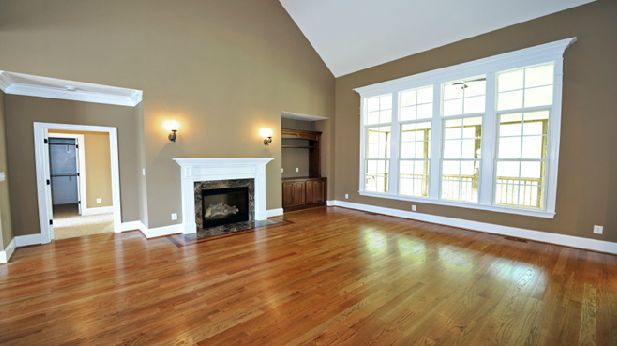 Installed hardwood floor by Floors by Jimmy Connors